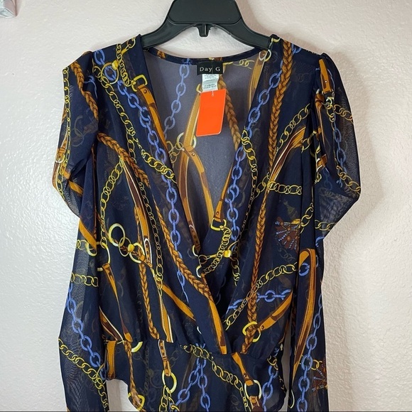 Chain Print Bodysuit - Picture 4 of 5